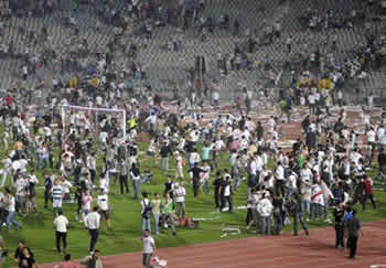 2 aprile 2011: stadio Internazionale del Cairo