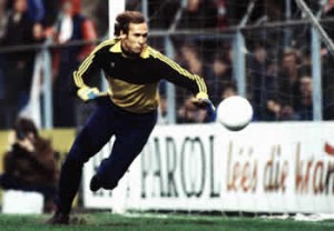 Jan Van Beveren con la maglia del PSV Jan Van Beveren