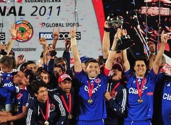 Universidad de Chile festeggia la conquista della Coppa Sudamericana