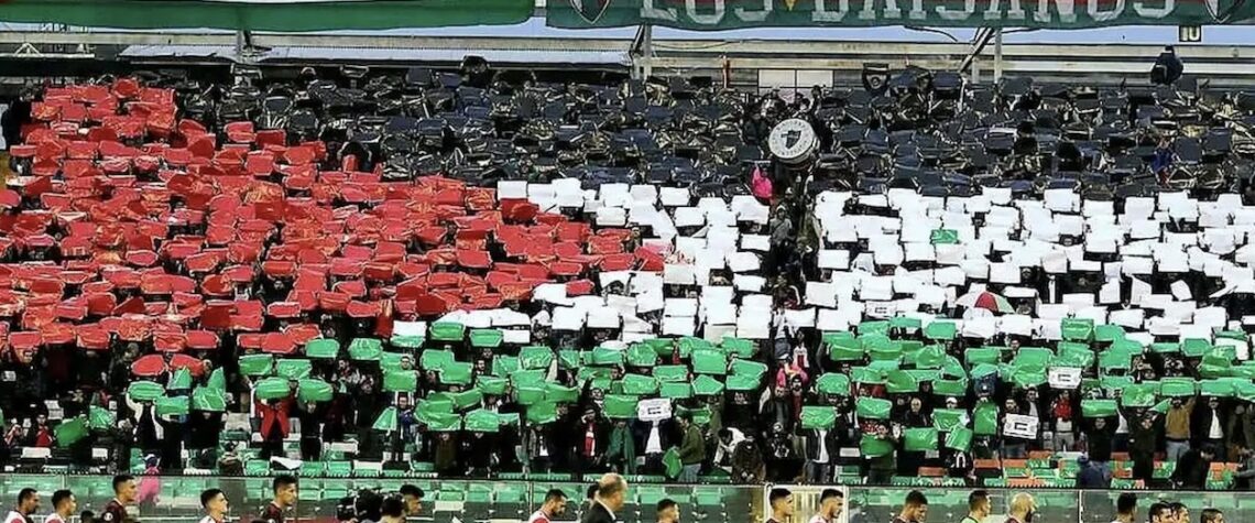 I tifosi del Club Palestino (Cile)