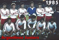 L'Argentinos Juniors di Claudio Borghi per la prima volta campione del Sud America Argentinos Juniors 1985