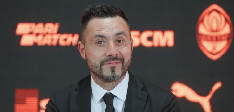 Roberto De Zerbi, tecnico dello Shakhtar Donetsk