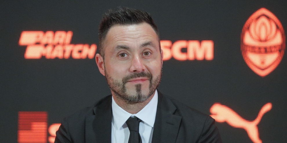 Roberto De Zerbi, tecnico dello Shakhtar Donetsk