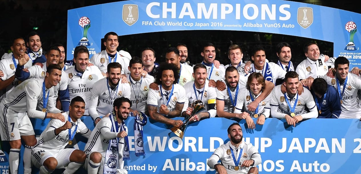 Real Madrid, campione del mondo 2016. Photo credit: FIFA.com